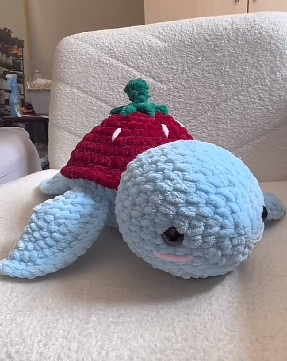 Large Strawberry Turtle